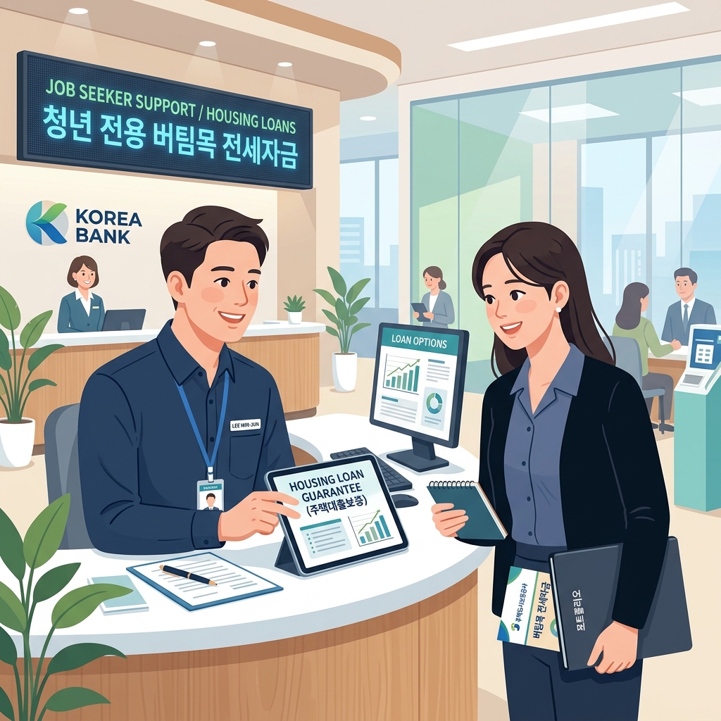 은행에서 친절한 안심 상담